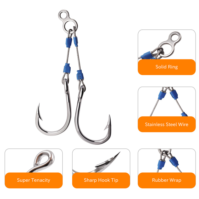ZYZHE Steel Wire Jig Assist Ho - Fishing Hook Assortment 评论和价格
