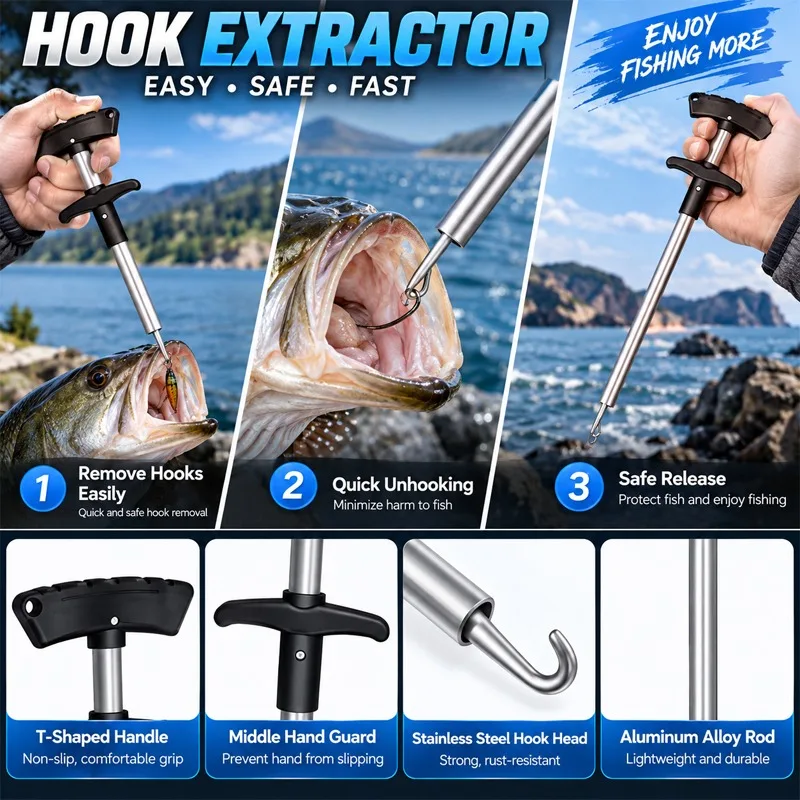 Professional Multifunctional F - Fishing Hook Remover 评论和价格
