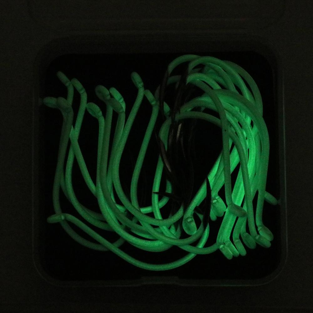25pcs/box Luminous Imported St - Fishing Hook Assortment 评论和价格