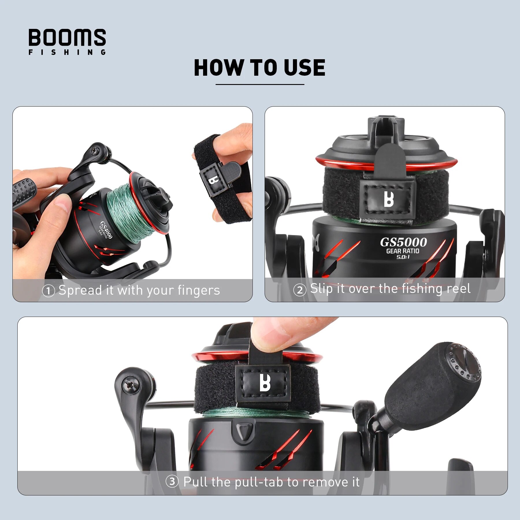 Booms Fishing SB1 4Pcs Spinnin - Fishing Hook Sharpener 评论和价格